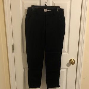 A New Day Split Hem Twill Ankle Trousers